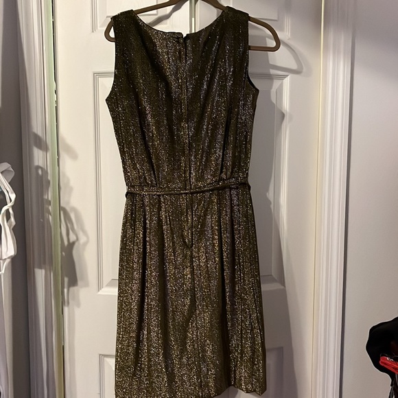 Vintage gold and black dress size 4 - Picture 3 of 6